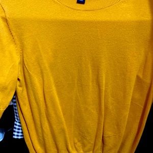 Ann taylor medium with color mustard buttons